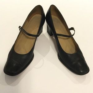 Easy Spirit Black Ankle Strap 9 1/2 Heel
